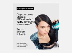 L’Oreal Professionnel Serie Expert Scalp Advanced 2-in-1 Deep Purifier Clay Anti-Oiliness Cute Grassa 250ml | 500ml