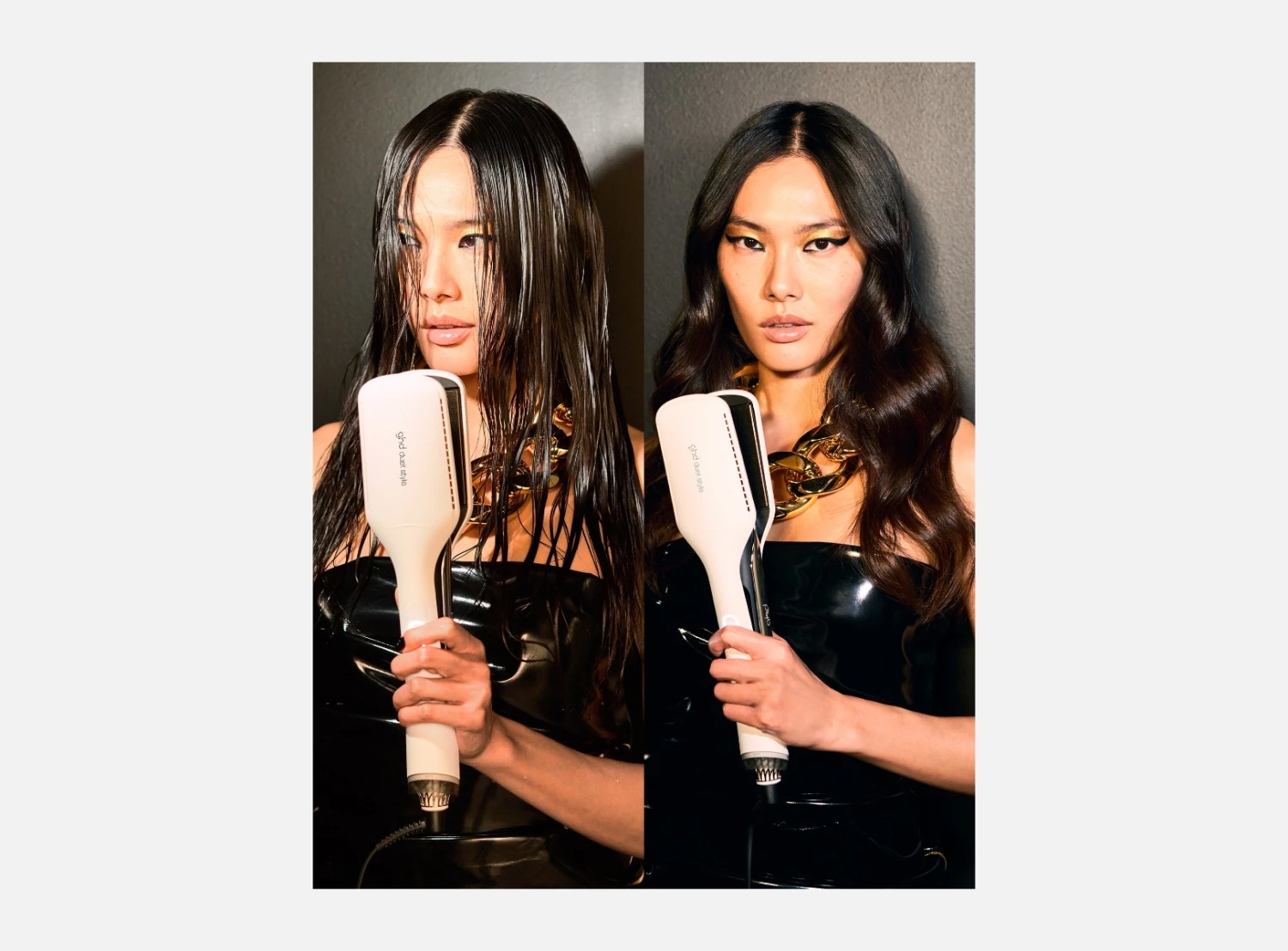 Kit Ghd Duet Style Piastra Phon 2 In 1 Bianca + Ghd Sleek Talker Olio Termoprotettore 95ml 7 Kit Ghd Duet Style Piastra Phon 2 In 1 Bianca + Ghd Sleek Talker Olio Termoprotettore 95ml - immagine 5