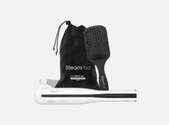 Steampod 3.0 Back To Glam - Piastra A Vapore Con Spazzola Da Borsa E Pouch Multiuso In Omaggio