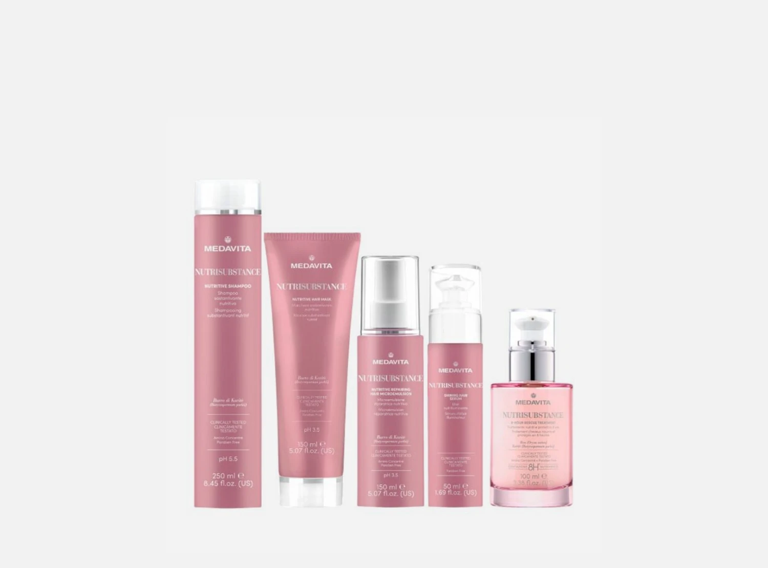 Medavita Nutrisubstance 8-hour Rescue Treatment Trattamento Nutriti E Protetti In 8 Ore 100ml 7 Medavita Nutrisubstance 8-hour Rescue Treatment Trattamento Nutriti E Protetti In 8 Ore 100ml - immagine 5