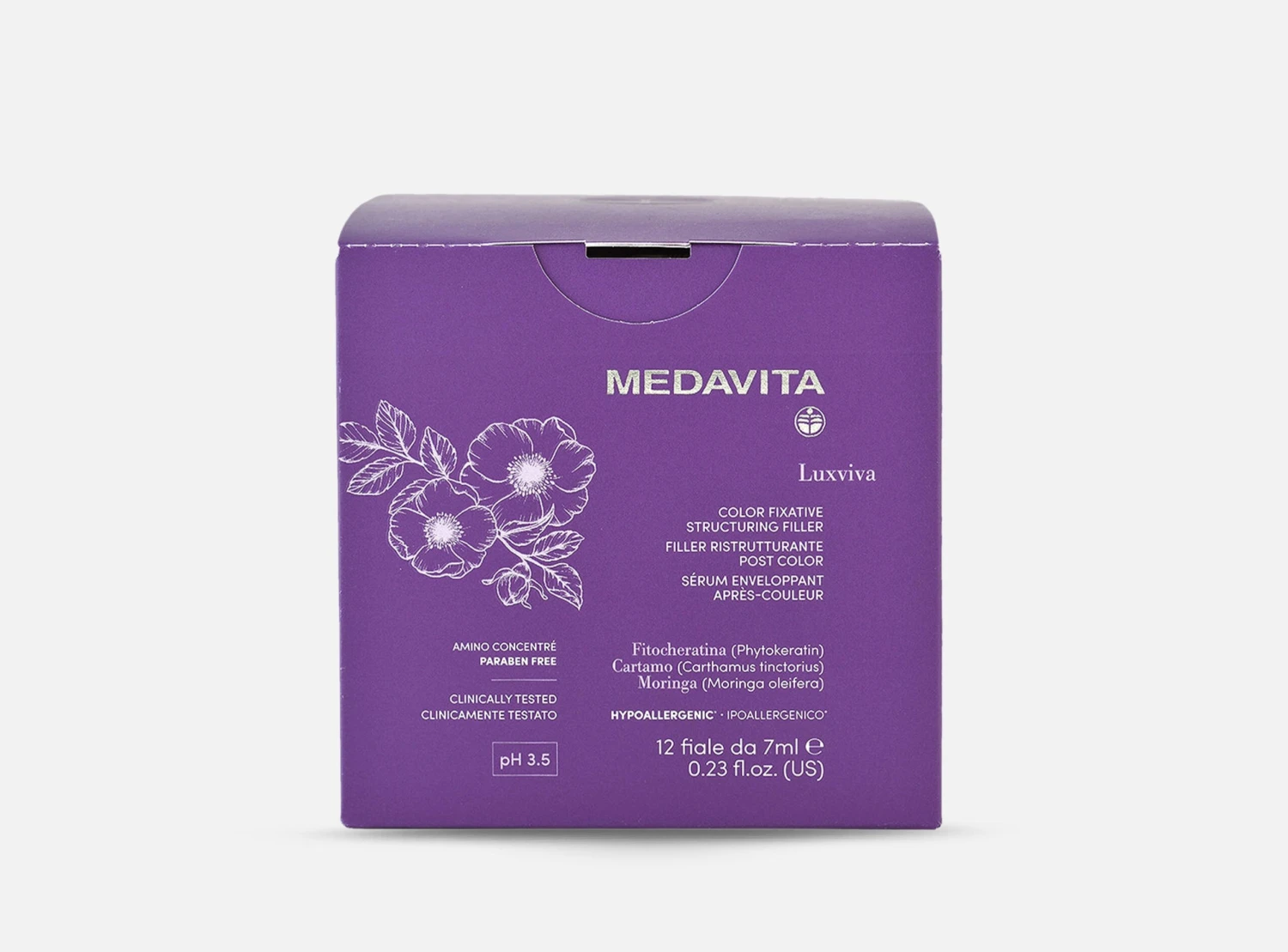 Medavita Luxviva Color Care Filler Fixative Structuring Post Color 12* 7 Ml 3 Medavita Luxviva Color Care Filler Fixative Structuring Post Color 12* 7 Ml