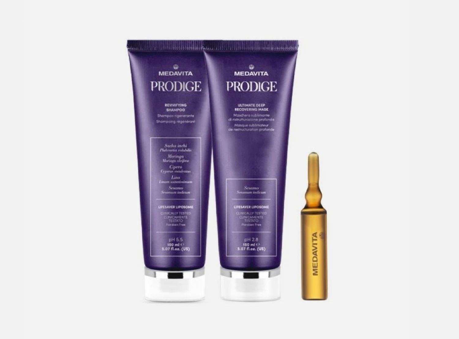 Kit Medavita Lotion Concentrée Super 12*7 Ml Special Ed. + IN OMAGGIO Prodige Shampoo 150 Ml E Maschera 150 Ml- Trattamento Anticaduta 4 Kit Medavita Lotion Concentrée Super 12*7 Ml Special Ed. + IN OMAGGIO Prodige Shampoo 150 Ml E Maschera 150 Ml- Trattamento Anticaduta - immagine 2