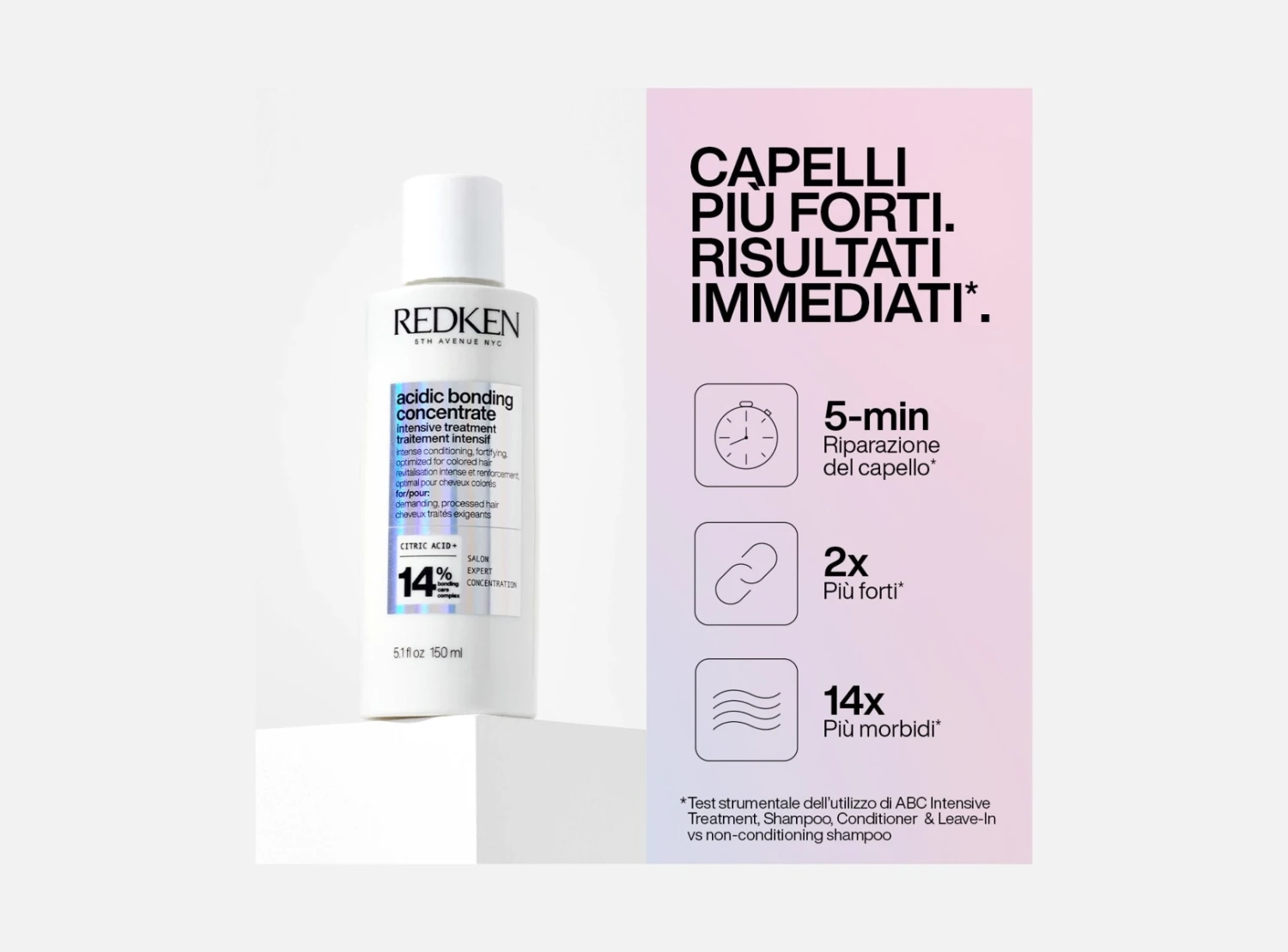 Redken Abc Acidic Bonding Concentrate Pre-Treatment 150ml Pre-shampoo Riparatore Capelli Trattati E Rovinati 6 Redken Abc Acidic Bonding Concentrate Pre-Treatment 150ml Pre-shampoo Riparatore Capelli Trattati E Rovinati - immagine 4
